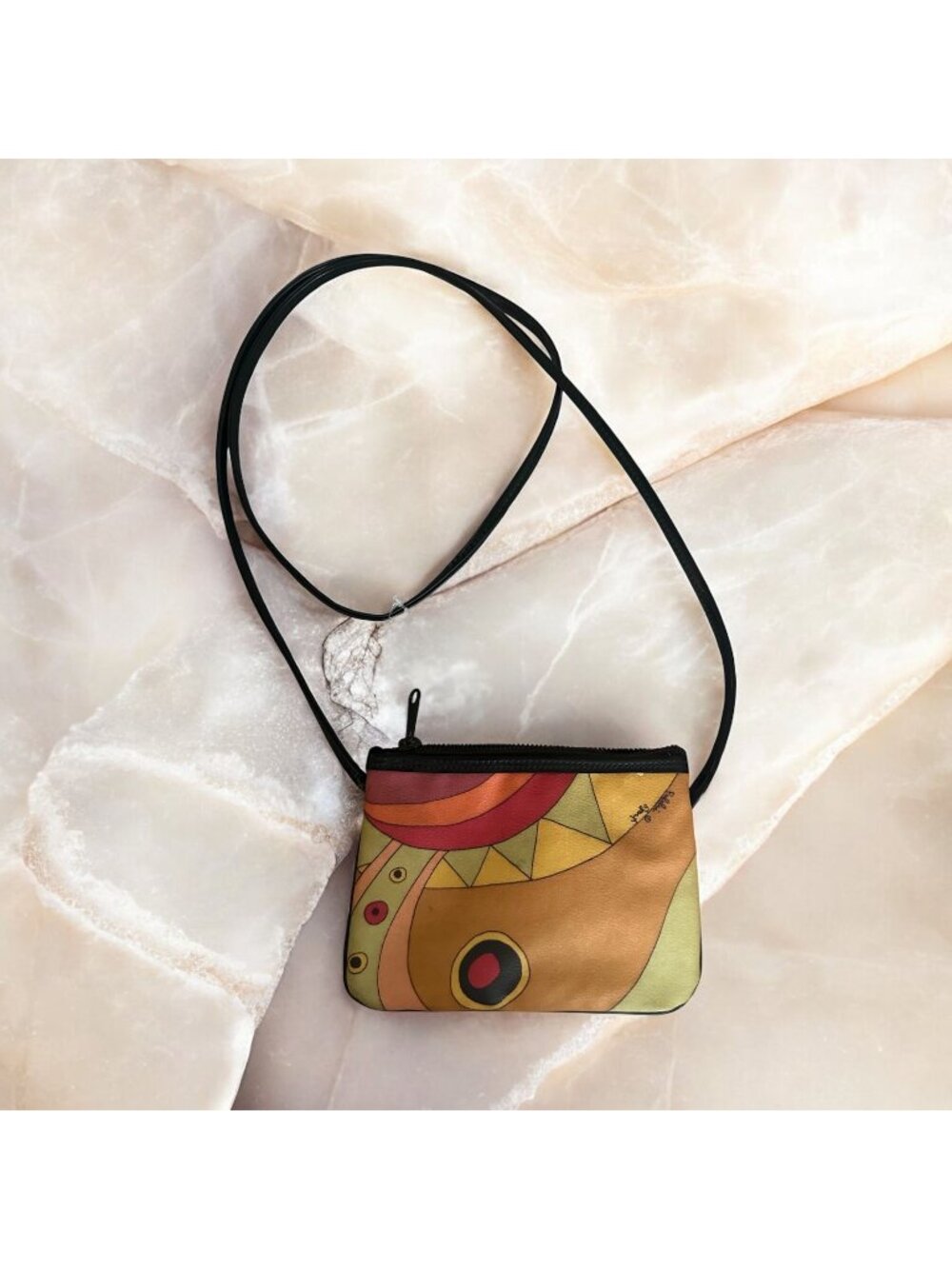 CARLOS FALCHI Sport Multicolor Mod Crossbody Bag